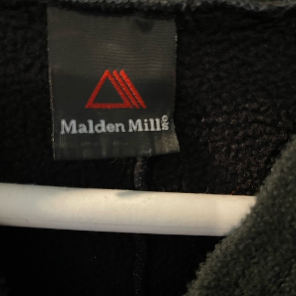 Malden Mills Black Polar Fleece Dry Dive Suit Liner 30” w/o stretching x 31” L - Picture 3 of 4